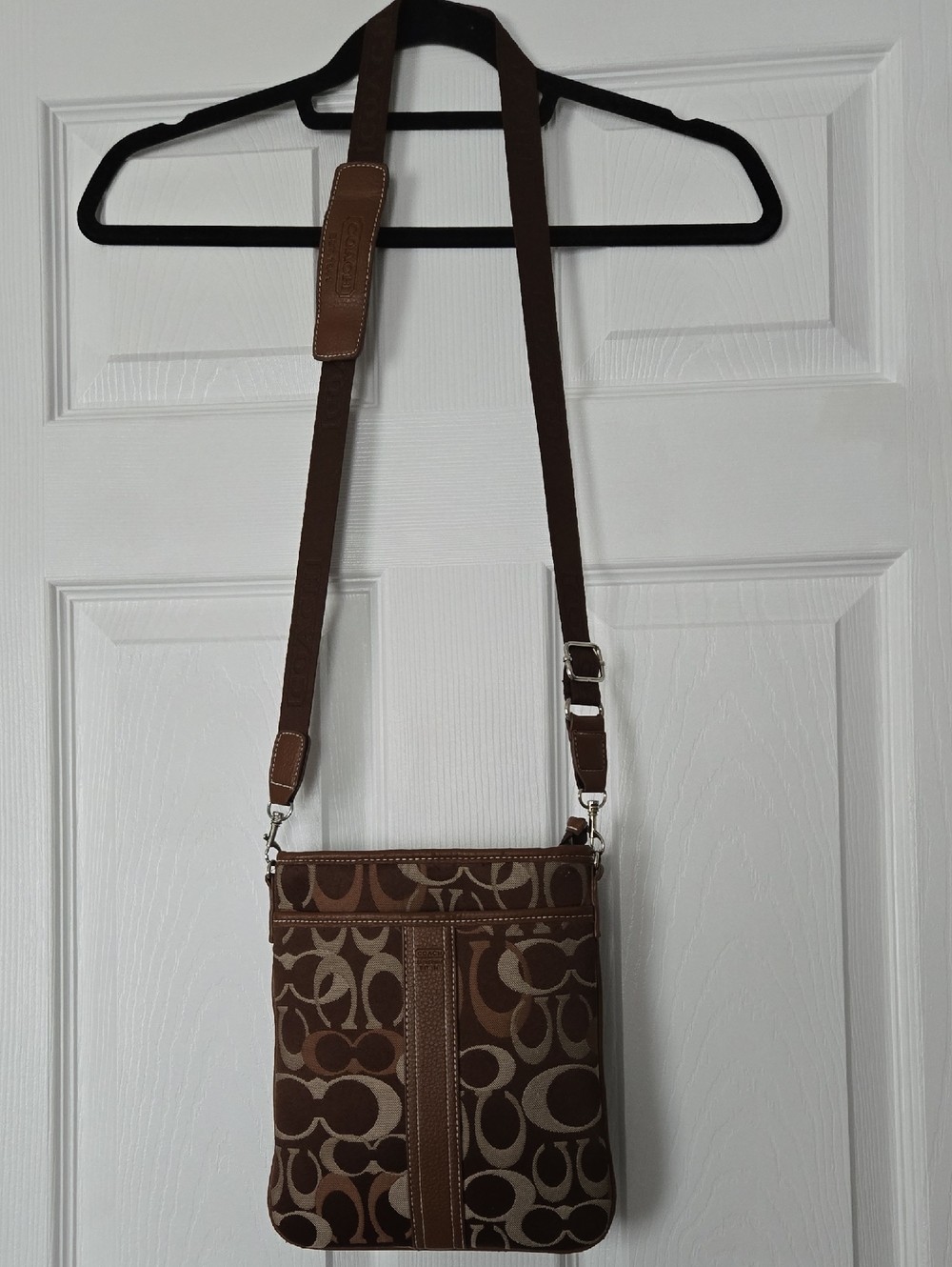 Coach Signature C Monogram Crossbody Bag